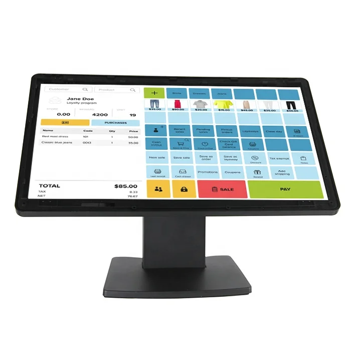 

Competitive Price Touchscreen Monitor 15.6 Inch Touch Screen Touch Screen Kiosk Factory From China, Black