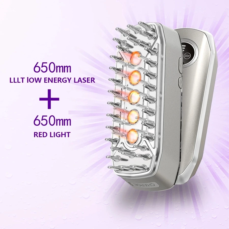 

Infrared Red light Massage Hair Growth Care Treatment Grow Laser Hair Loss Therapy Hair Comb Device