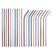 

2019 Amazon Top Seller FDA-Approved Stainless Steel Metal Drinking Straws Set
