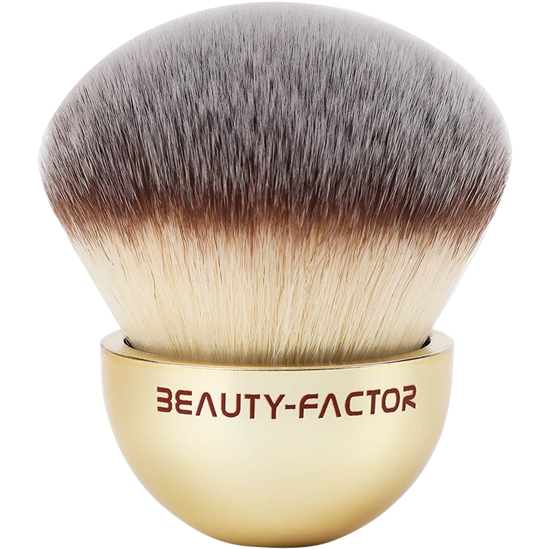 

High Quality Wholesale Single Fluffly bristles Golden Egg Face Make up Brush, As the picture