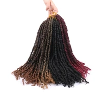 

XUCHANG HARMONY 2 pieces 18" 100grams 20 roots/piece synthetic pre twisted passion twist crochet hair