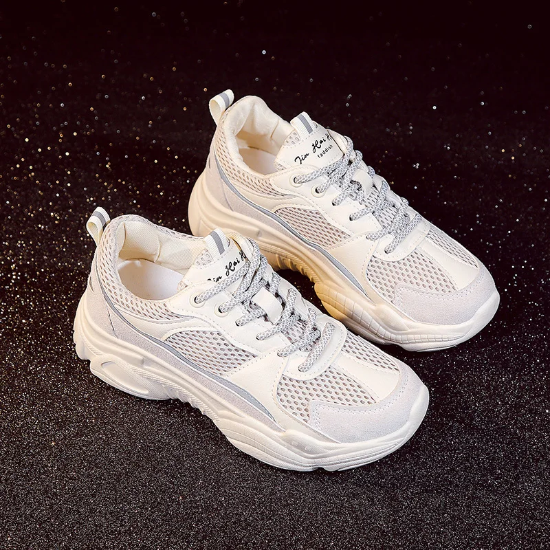 

Newest design Protective Low price New sports shoes women casual sneakers, Beige