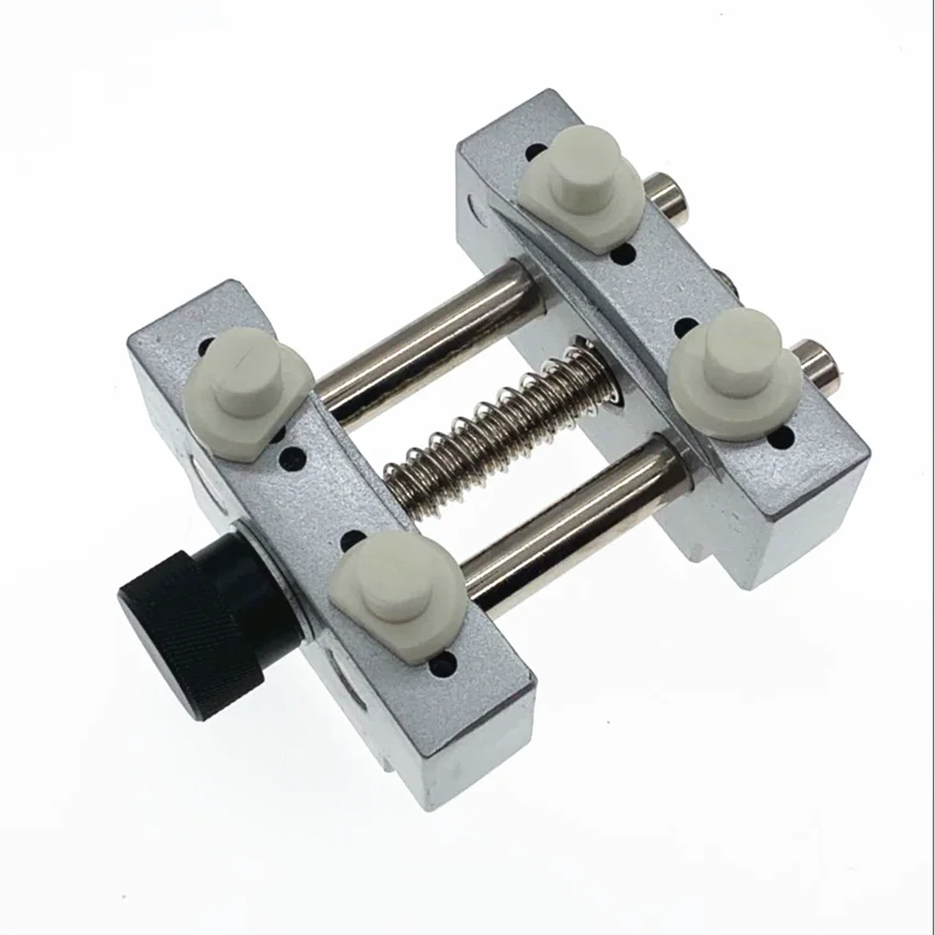 

Aluminum fixing base large size rubber seat Watch fixing fixture Watch repair tool, Silver