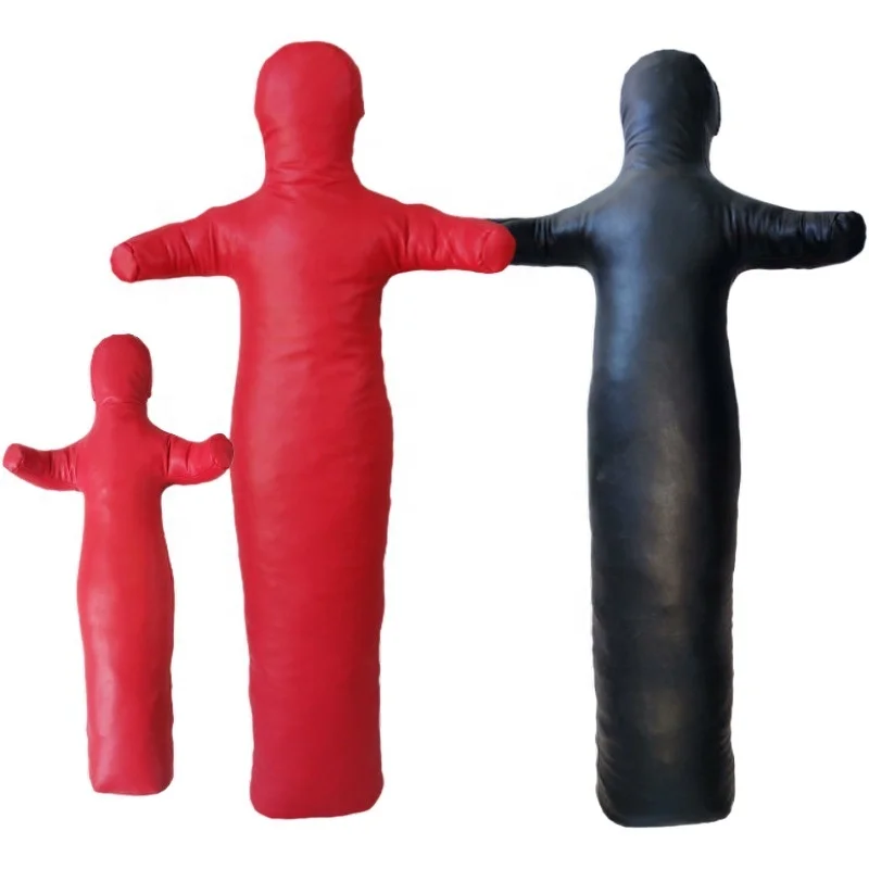 

Children'S Taekwondo Training Dummy Adult Boxing Sanda Wrestling Dummy K012, Black&red