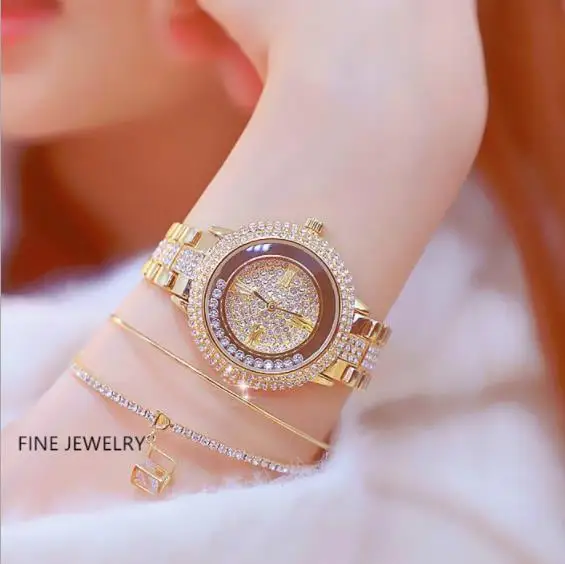 

Custom-made beaded with Rhinestones, women watches luxury