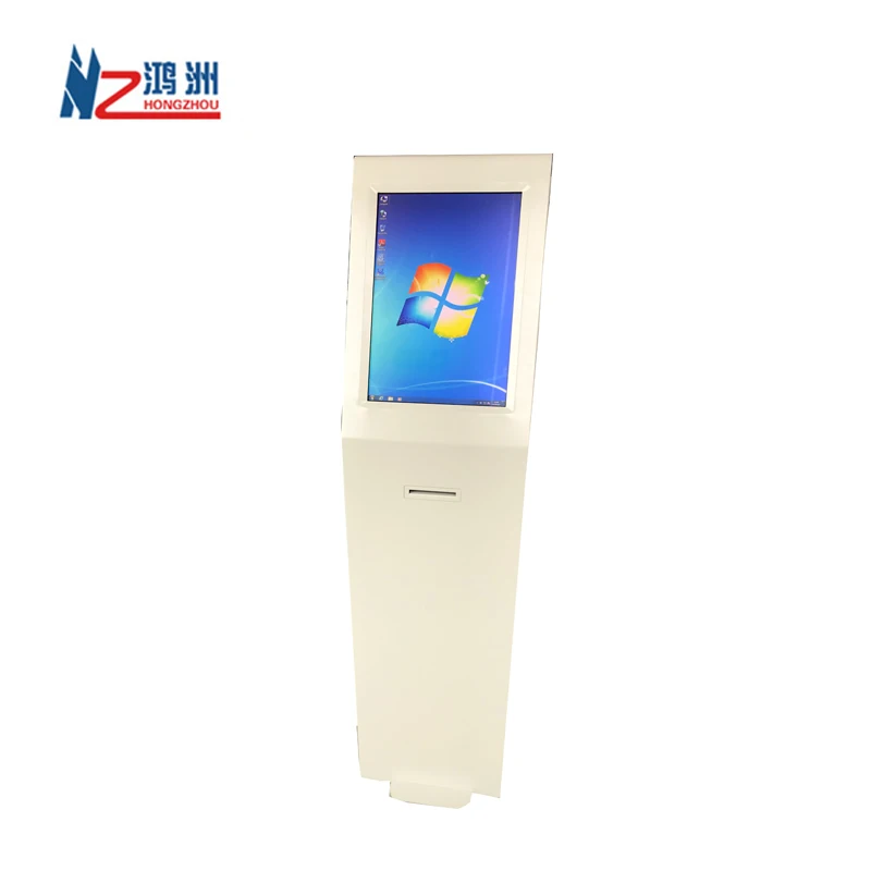 Shenzhen touch screen payment kiosk with coin and cash acceptor