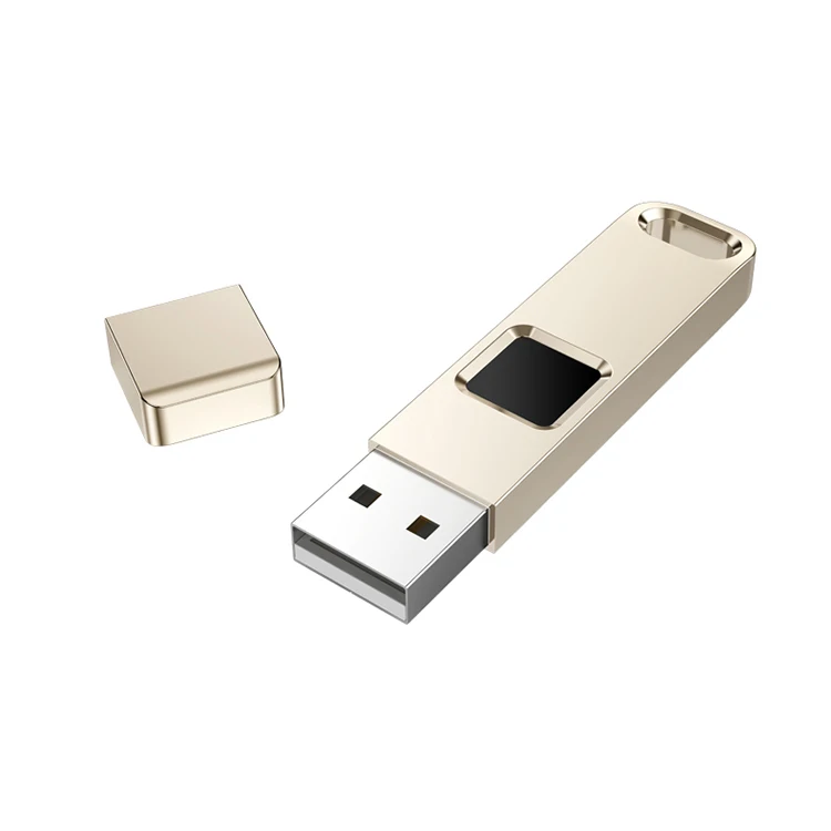 

Fingerprint Reader USB Flash Drive for Windows, Mac OS, Linux 32Gb with 360 degrees Touch USB fingerprint scanner flash memory