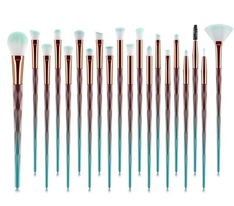 

Private Label 3D Brushes Cosmetic Classic Blue Makeup Brush Set 20 Pcs