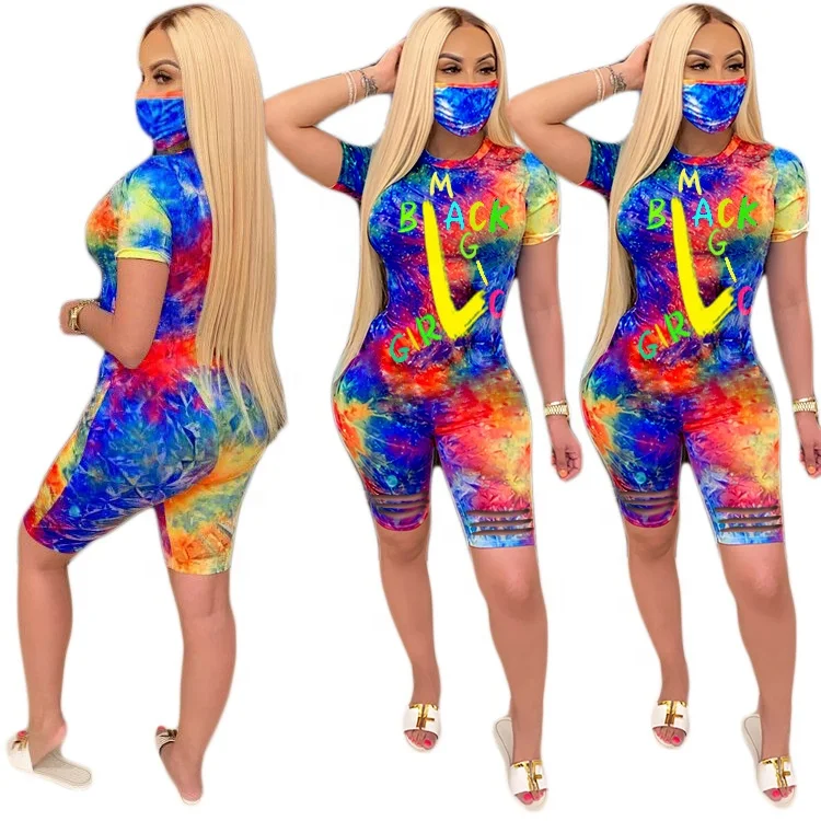 

Multi color Printed Suit 2 piece pants set Sportswear