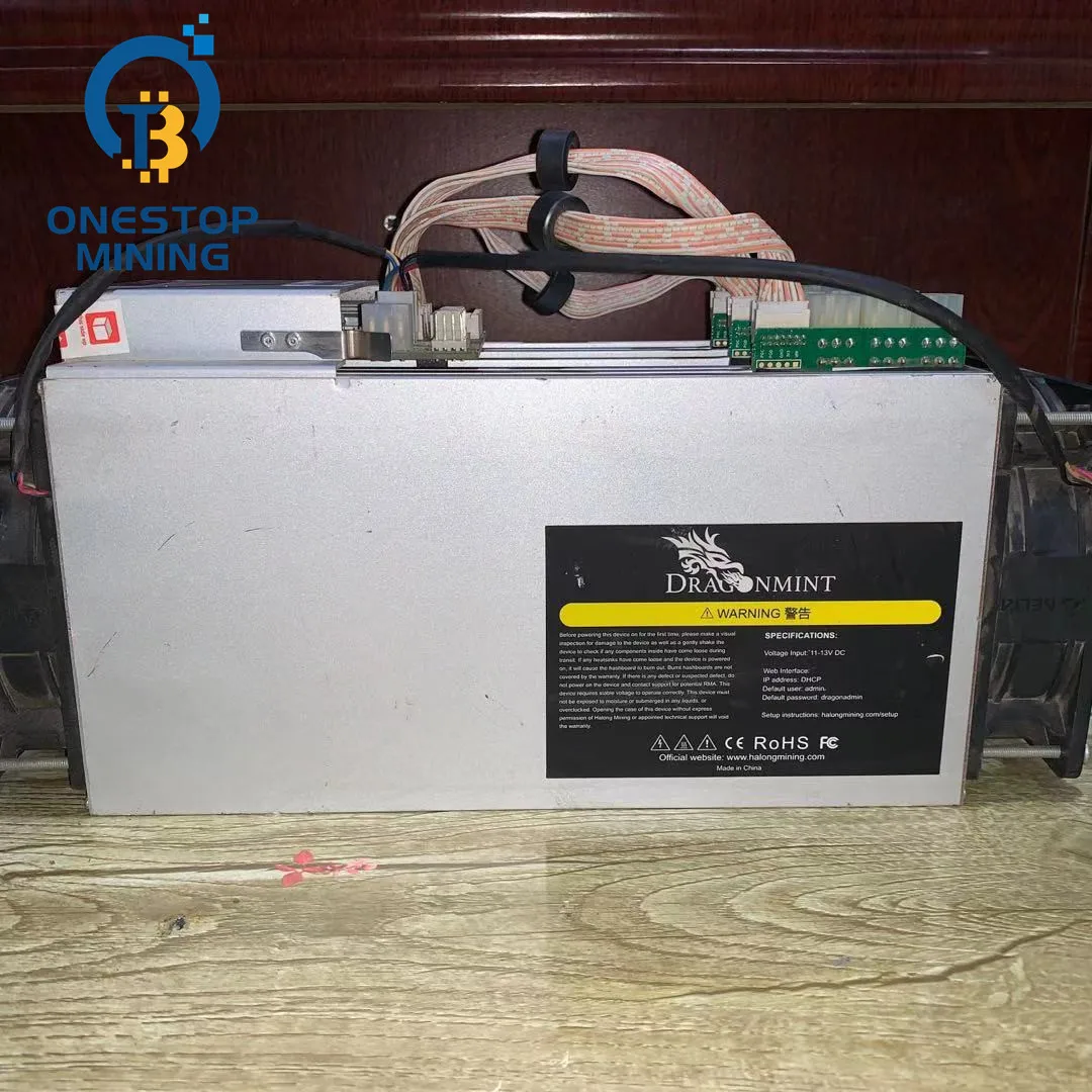 

Onestopmining 2018 Stable Halong mining DragonMint T1 Miner 16T with AsicBoost Technology Inside including PSU t2t