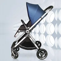 

Magic Star Carbon Fiber 3 in 1 Leather Luxury Baby Stroller