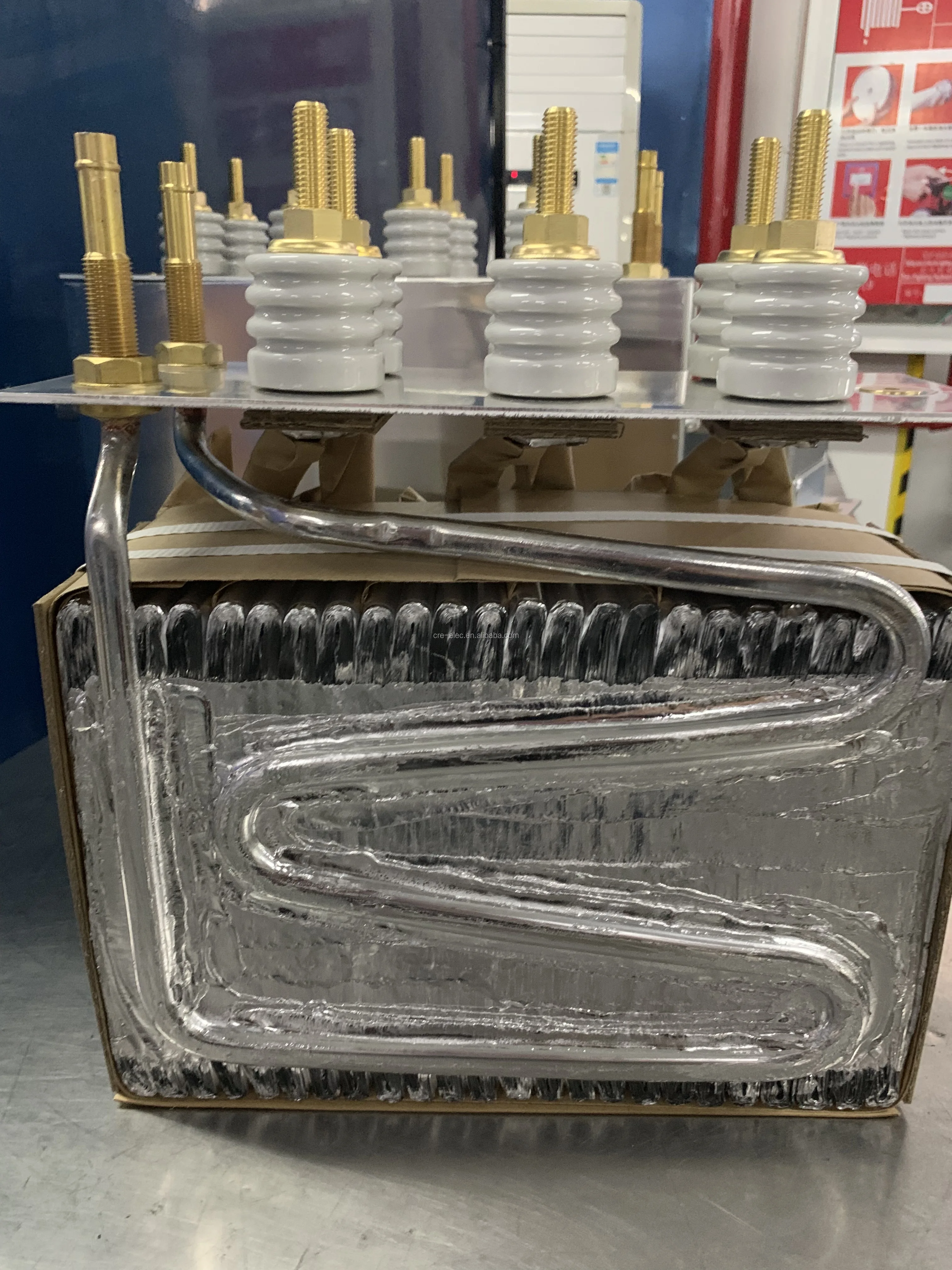 Water Cooled Capacitors Used In Oscillatory Circuits Of Devices For