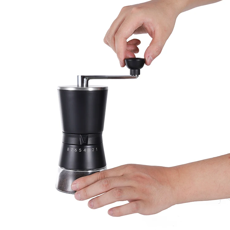 

stainless steel hand crank grinding ceramic coffee grinder gear