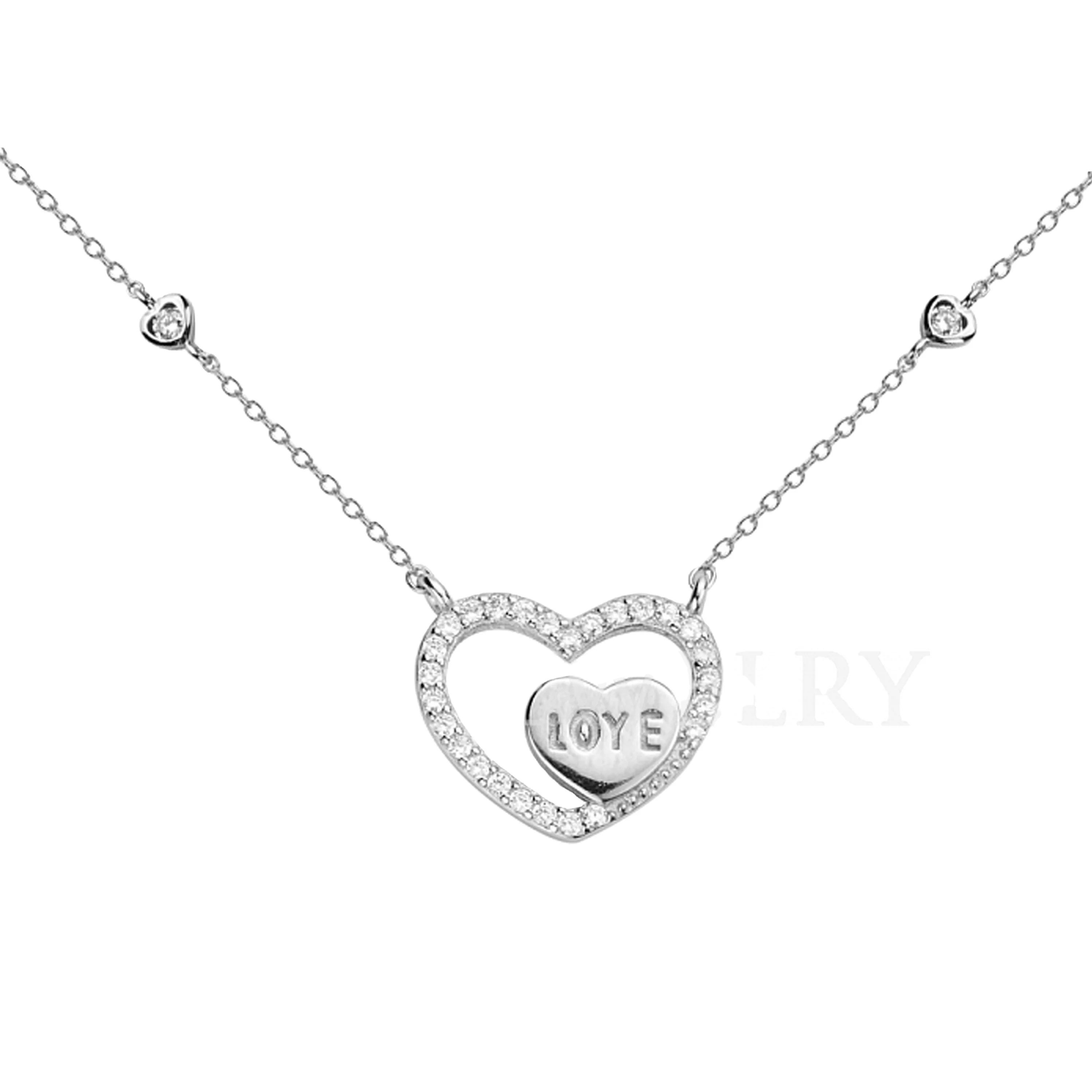 

The LOVE COMMUNICATION Pendant 925 Sterling Silver Necklace