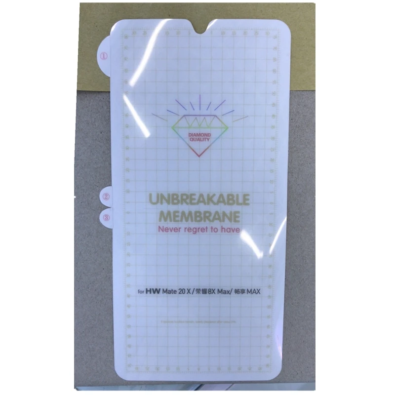 

Unbreakable Membrane Invisible Diamond Film Nano TPU Soft Screen Protector for iPhone 11/11 Pro/11 Pro Max Tempered Glass Film