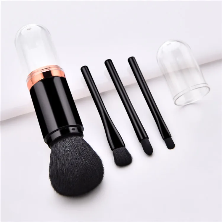 retractable makeup brush