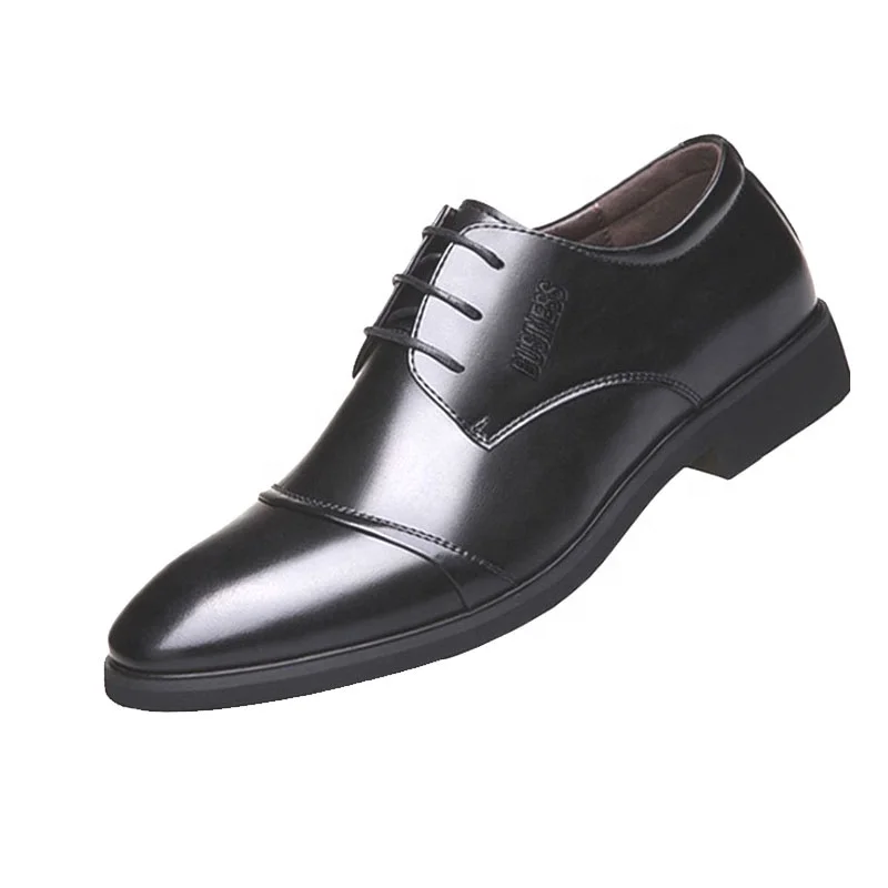 

dropshipping mens dress shoes leather OEM big size dress men's wedding shoes business wear oxford formal lace up men shoes