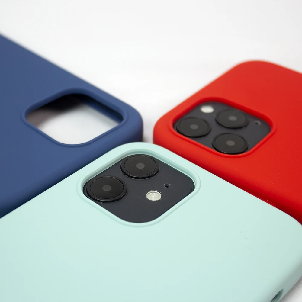 

68 colors Liquid Silicone Rubber phone cover for iPhone 12 case, 68 colors and up