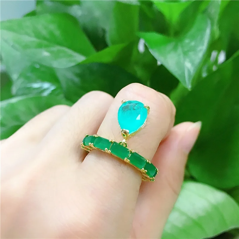 

New Arrival Luxury Semi Joyeria Fusion Crystal Ring High-end Women Fashion Jewelry Rings Women Dan Semi Joias