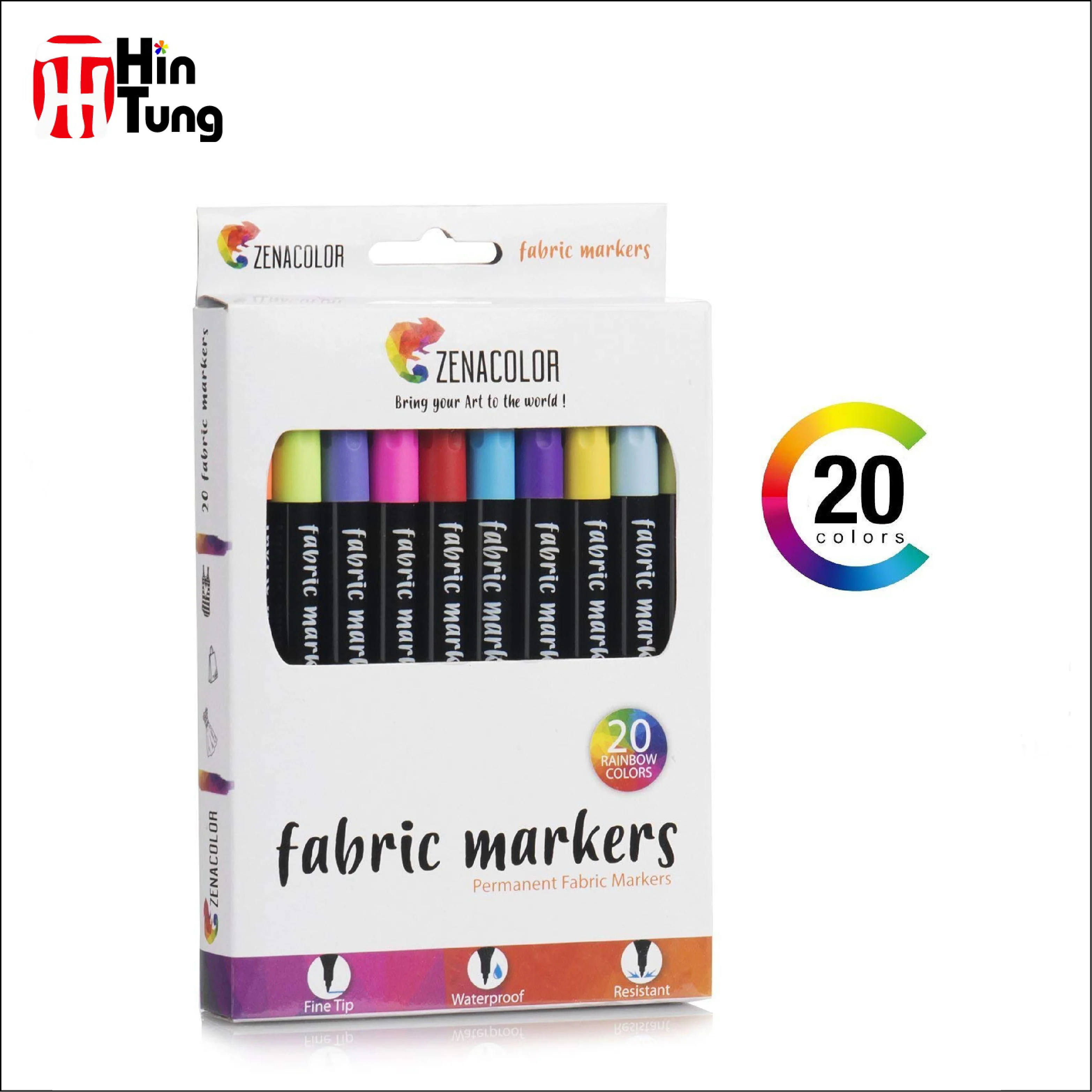 20color Fine Tip Washable Fabric Marker Buy 20 Fabric Marker,Fabric