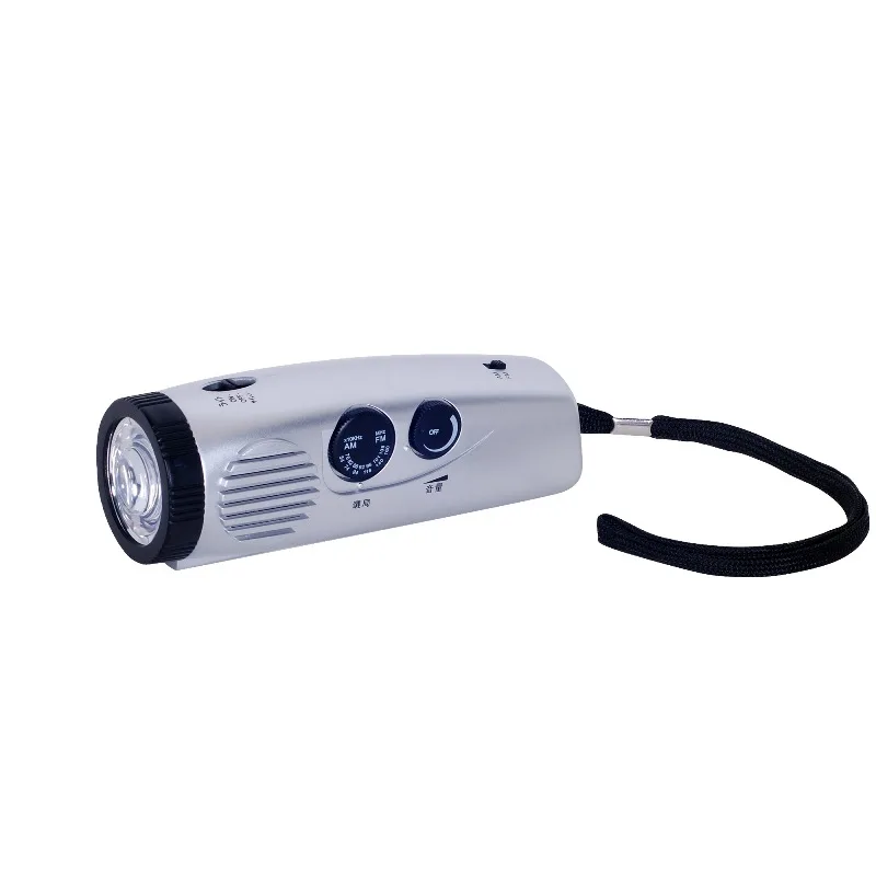 Japan Style Mini AM/FM Radio Torch - Emergency & LED Flashlight