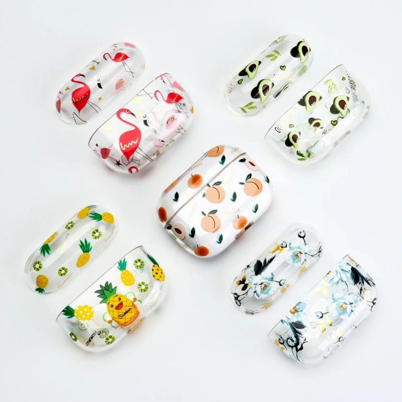 

New arrival wireless earphone cover for airpods pro 3 case cute transparent case for airpods pro, 12 colors