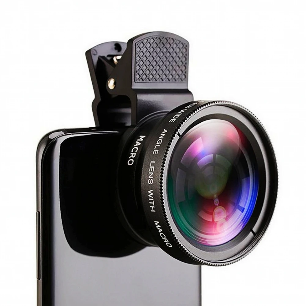 

0.45X 2 in 1 Macro Wide Angle Mobile Phone Camera Lens