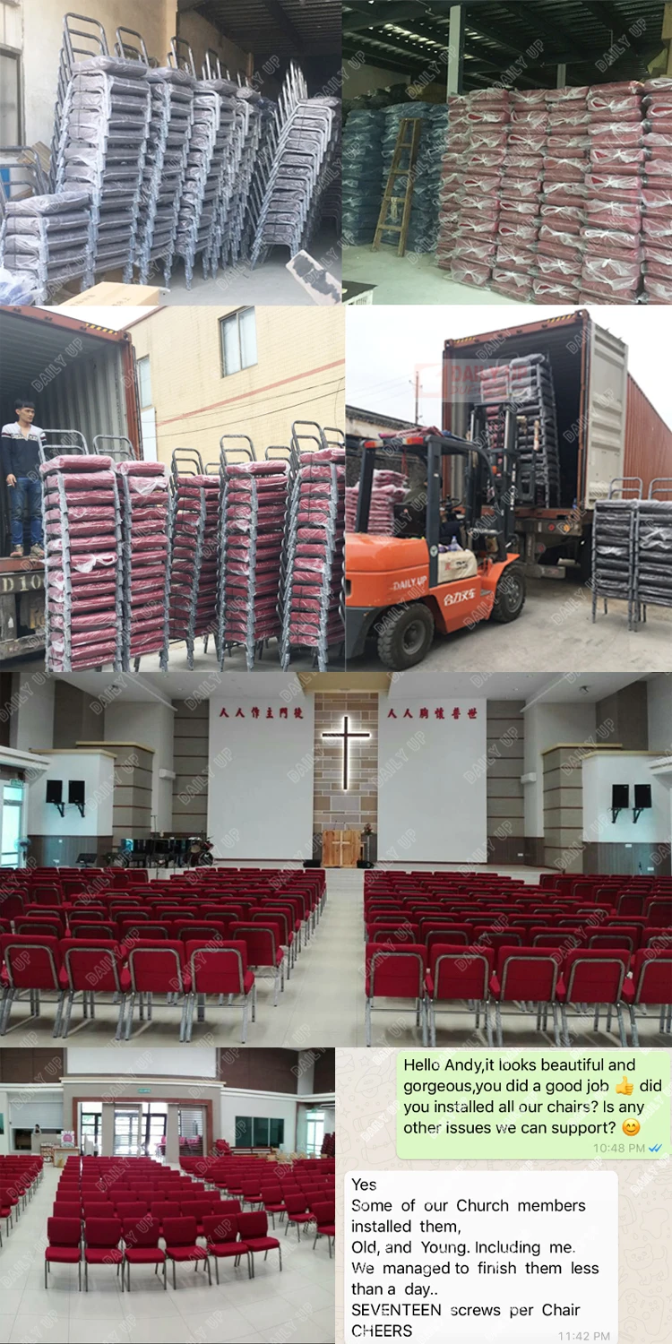 Connecting Church Chair With Book Rack Metal Gray Pastor Church Chair Used For Sale Grey Fabric