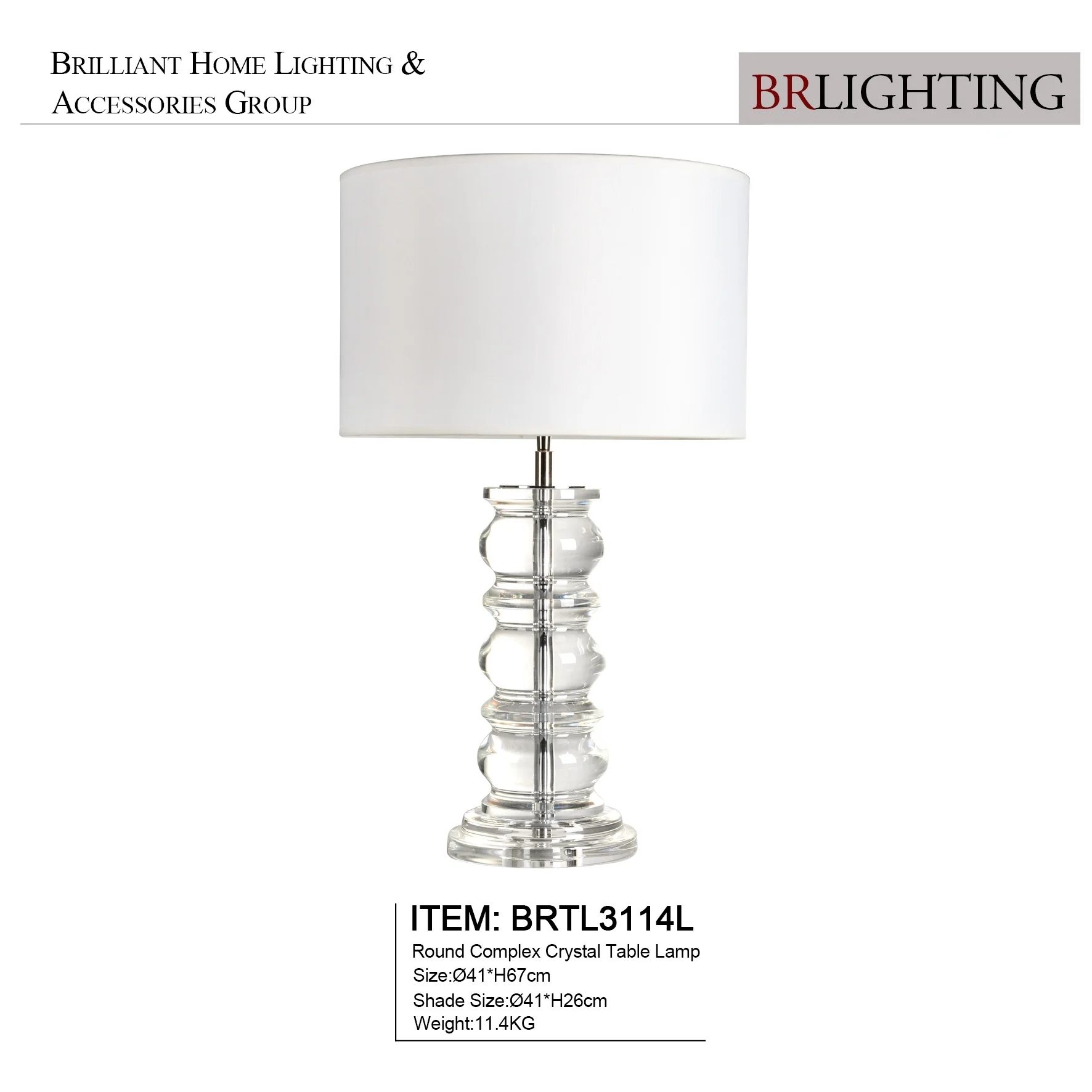 New Product Luxury Lamps Suppliers Round Complex Ideas Crystal  Table Lamps for Hotel Bedside