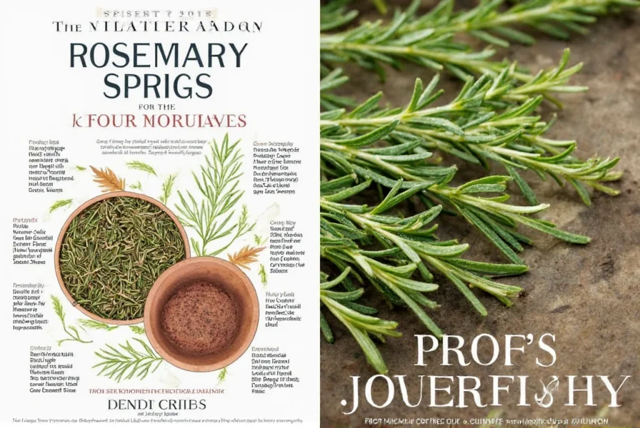 Comparison of dried rosemary varieties