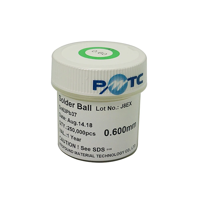 

BEST Quality 250k PMTC Leaded Solder balls 0.6mm for bga reballing