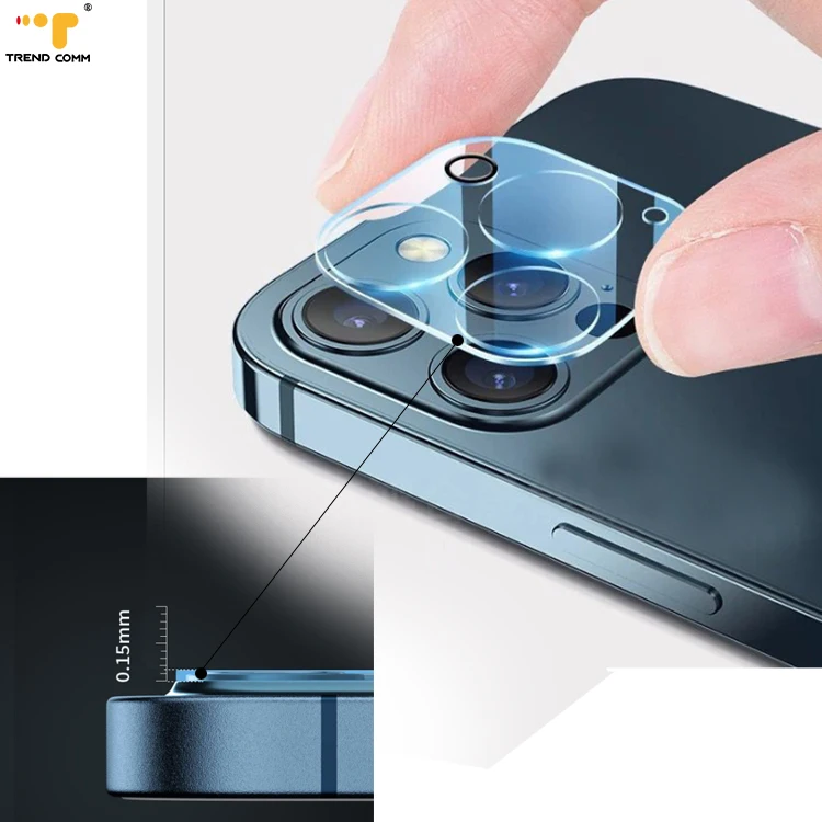 

For iPhone 12 Pro Hard Protection Glass Screen And Camera Lens Protector Ring For Apple iPhone 11 Pro Max