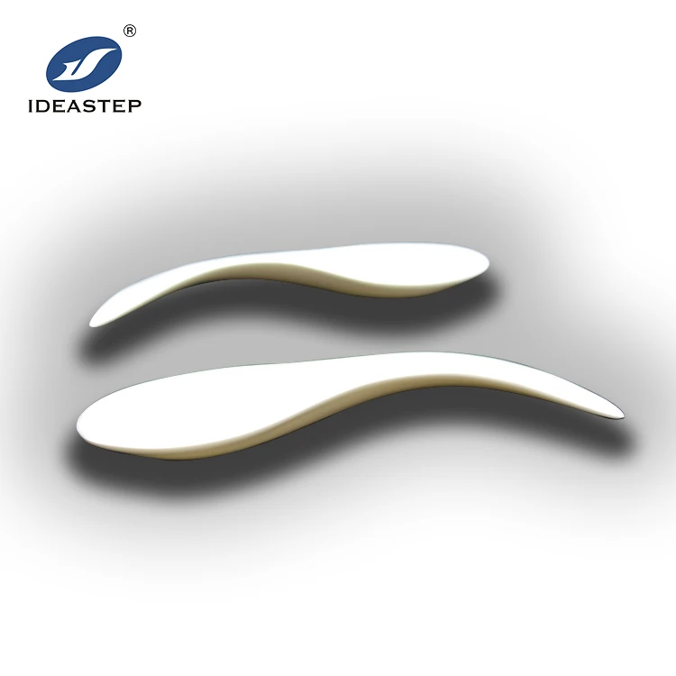 

Ideastep China factory price heat moldable 3/4 thermo plastic arch shoe custom oven insole orthotic, White and black