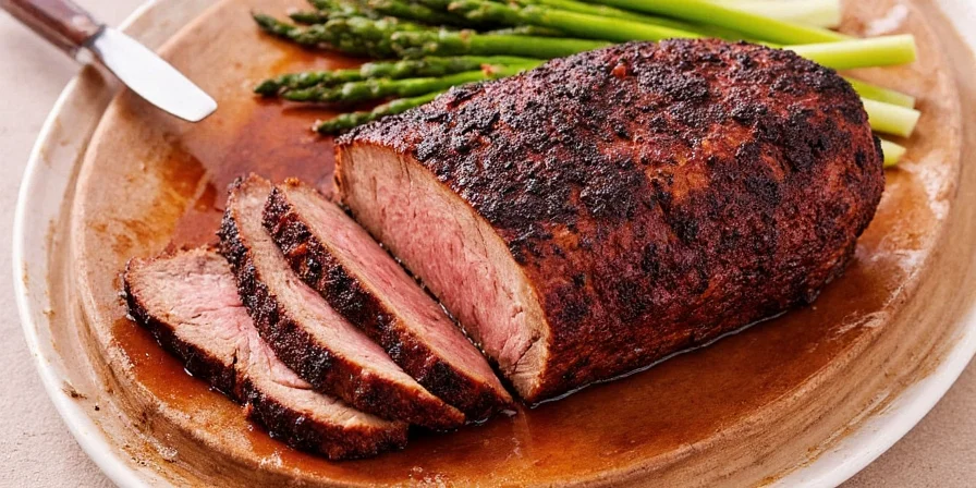 Brisket with homemade rub