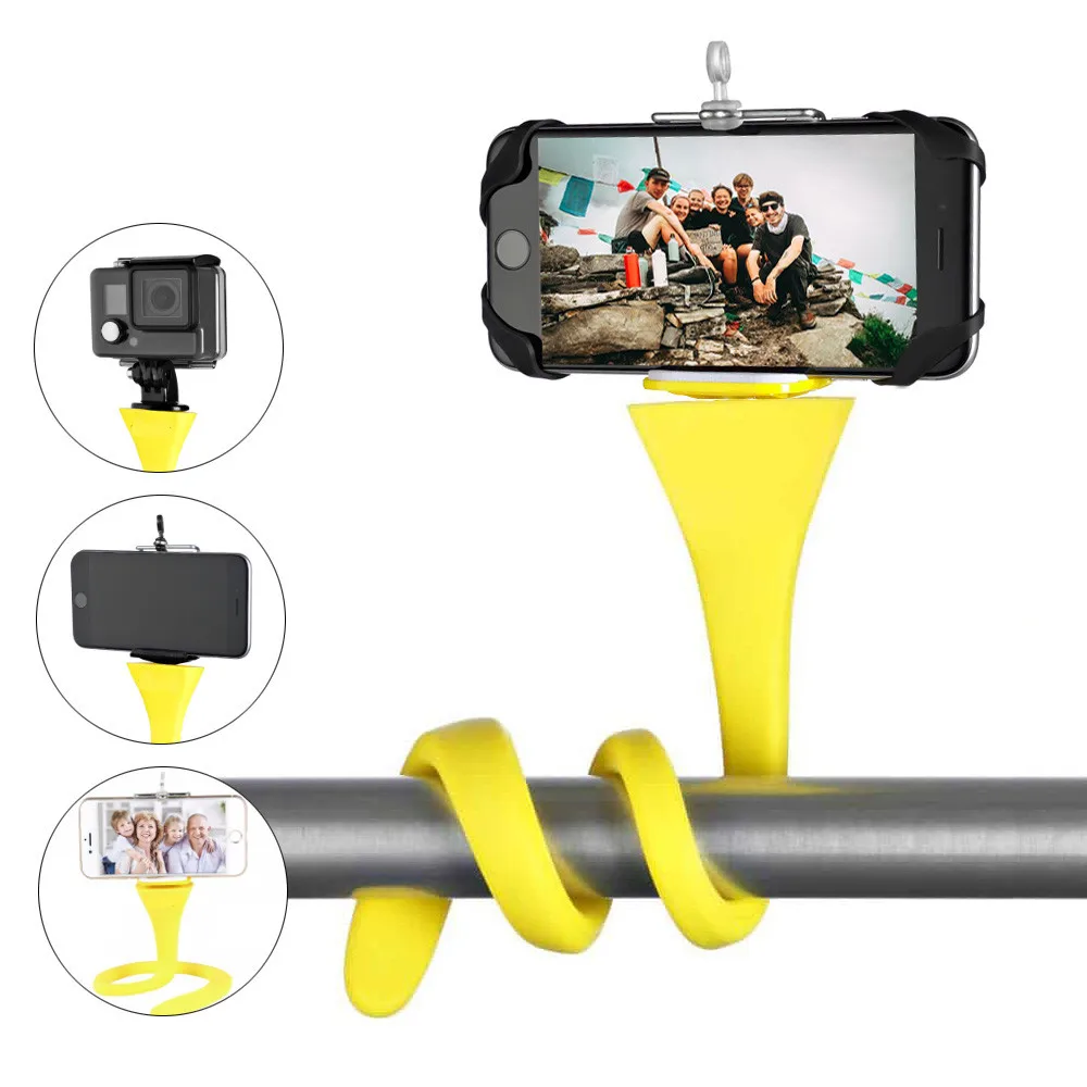 

Supreme Flexible Selfie Stick Monkey Stick Banana Pod Flexible Remote Extendable