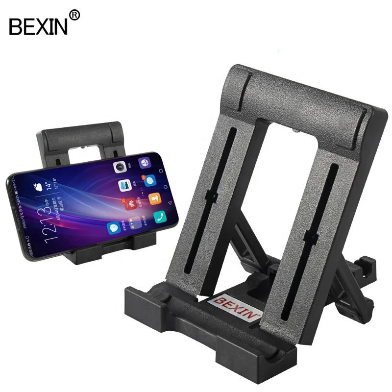 

BEXIN factory wholesale smartphone stand desktop universal phone holder lazy phone holder for mobile phone, Black white