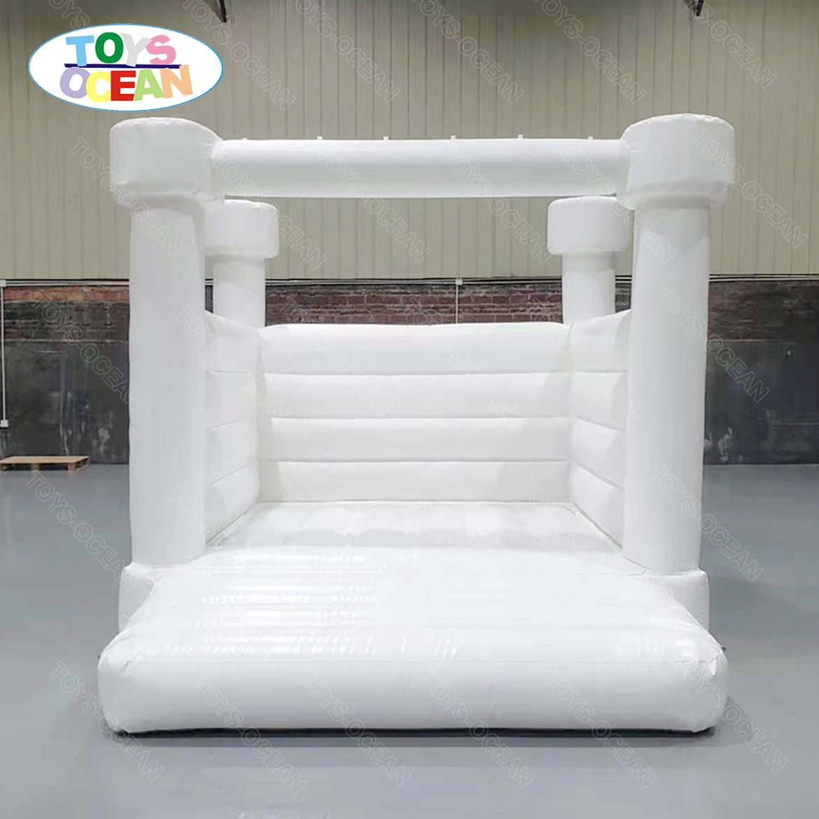 

hot sale 10X10ft white bounce house kids bouncy castle jumper inflatable Wedding bounce