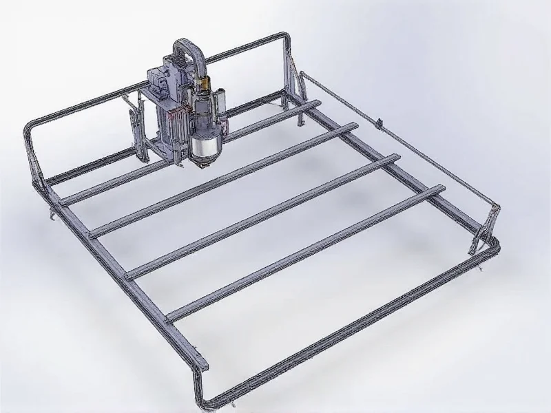 DIY CNC router aluminum extrusion frame assembly