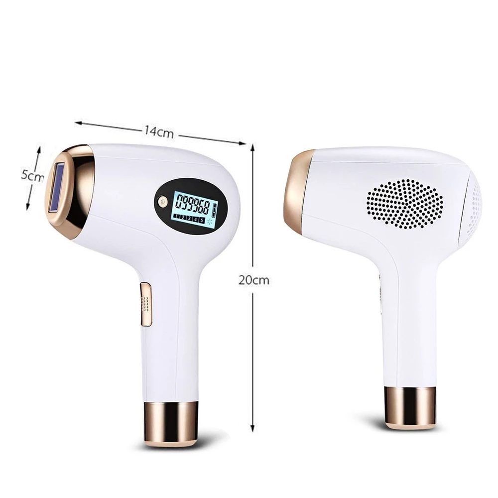 

At Home IPL Hair Removal device Women and Men Permanent Painless Armpit Bikini Laser Hair Removal System 500000 Flashes, White