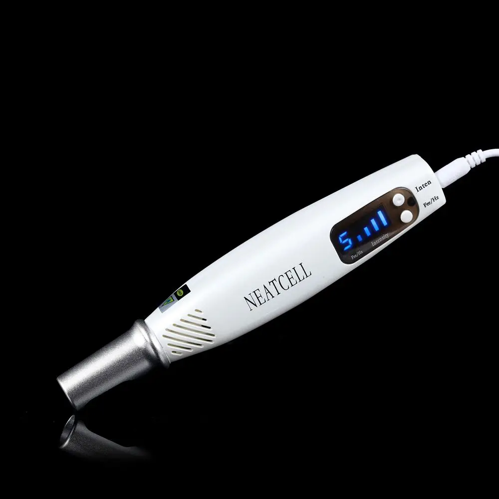 

Promotion Professional Laser Picosecond Pen Blue Red Light Tattoo Remove Pen Freckle Acne Mole Dark Spot Pigment Removal Machine, White