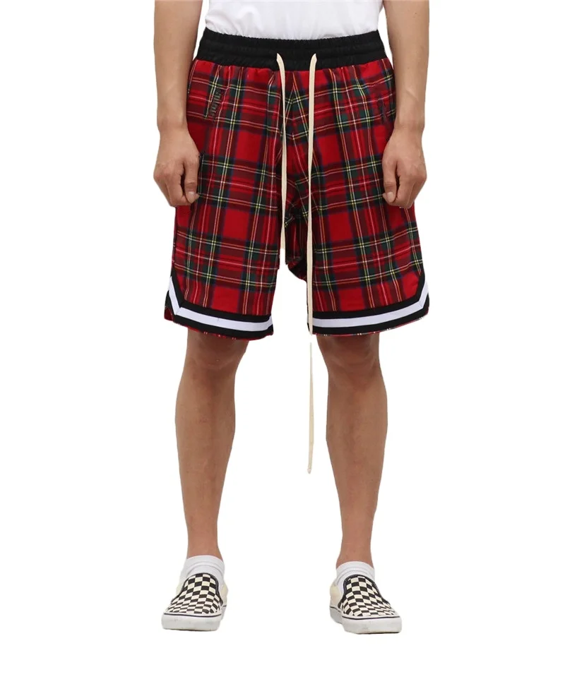 

Custom 2021 new fashion plaid pants mens good quality red plaid pants for boys, Customized color