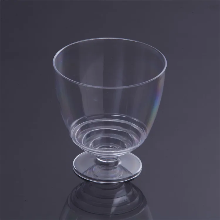 

Disposable biodegradable transparent clear custom printed logo plastic pet pla pp drinking cup, Claer