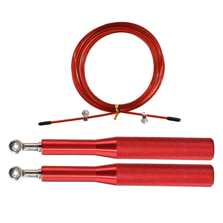 

Stainless Steel Wire Cable Rope Speed Skip Jump Rope Jumping Training Equipment, Multi-colors