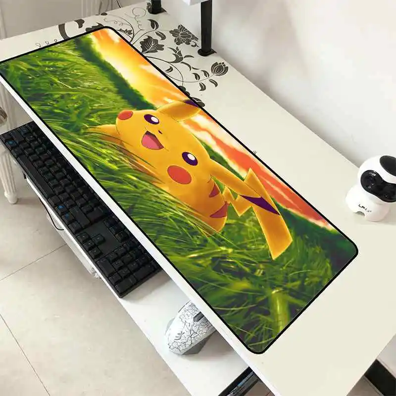 

Rubber Pokemon Pikachu pad gaming mouse pad color anti-slip large computer mats game large mouse pad