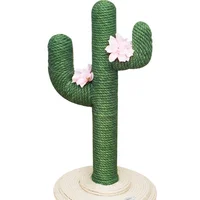 

New arrival rope pvc high quality stable flower cactus cat tree