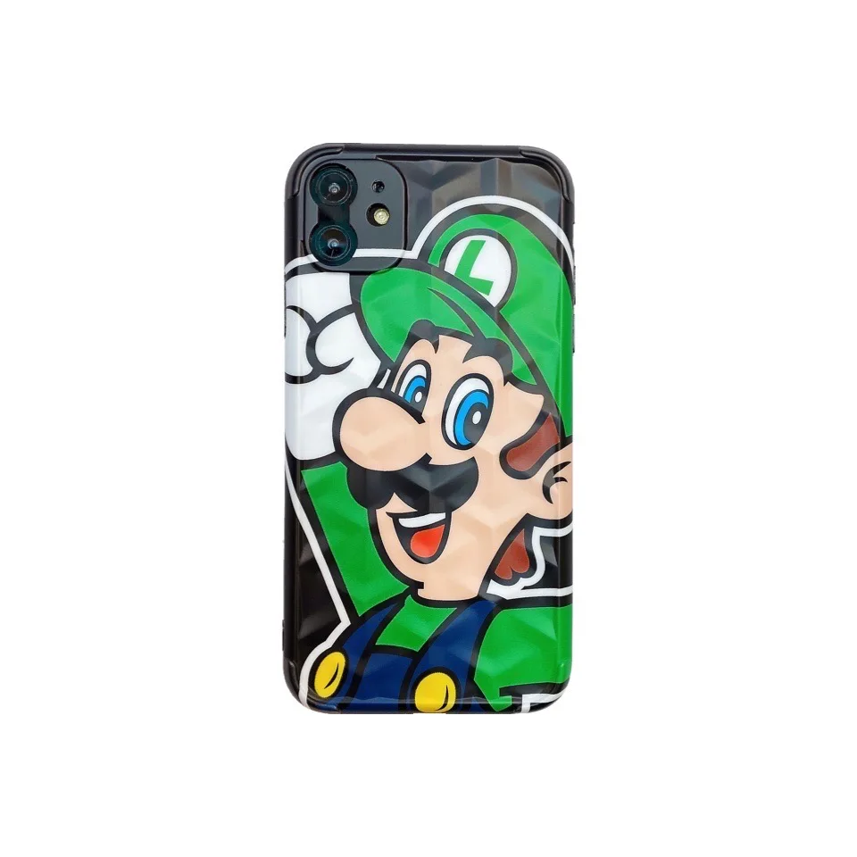 

2020 Y Pattern 3D Stereo IMD Super Mario Bro Silicone Phone Case Cover For iPhone 12 11 XR X XS MAX SE2020 8 Plus XS Phone Cover