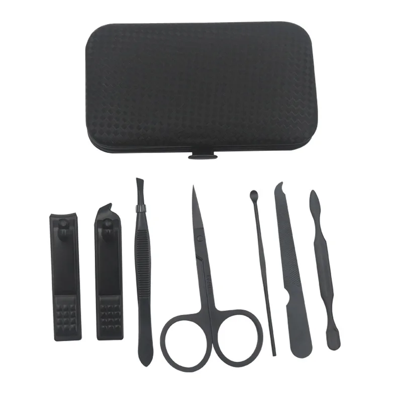 

Nail Clippers Set 7Pcs Portable Stainless Steel Nail Clippers Scissors Kits