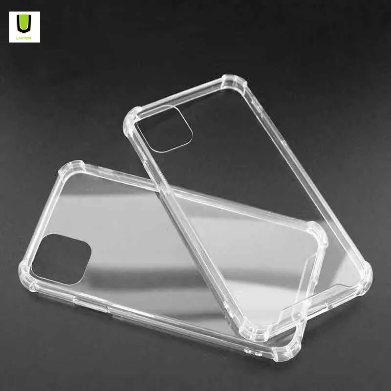 

For iphone 12 11 pro max transparent shockproof clear tpu pc hard acrylic case cover for iphone clear phone case