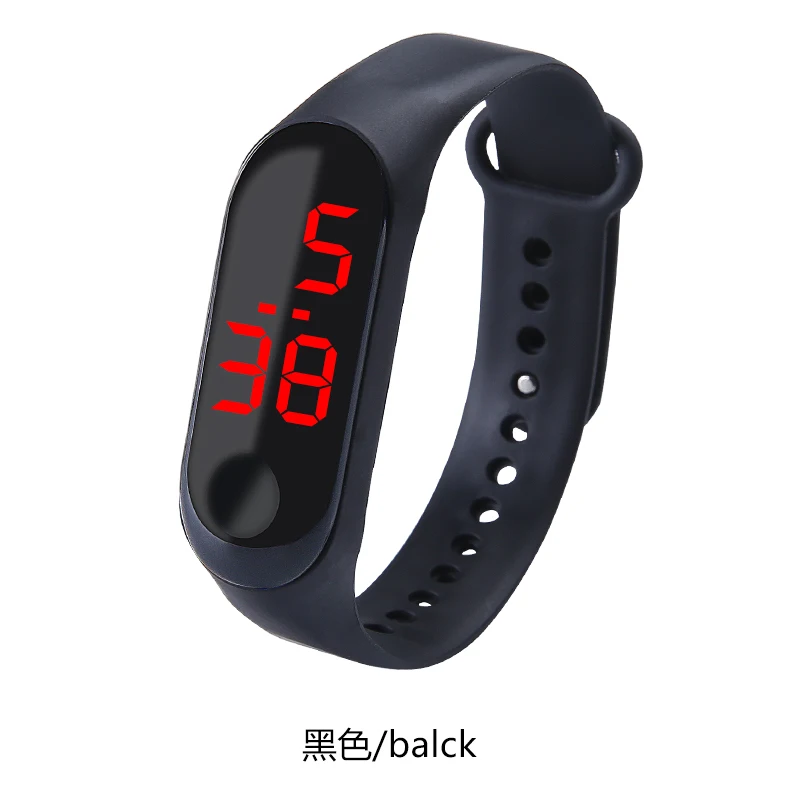 

Fashion Digital Kids LED Rubber Wrist Watch for Plastic