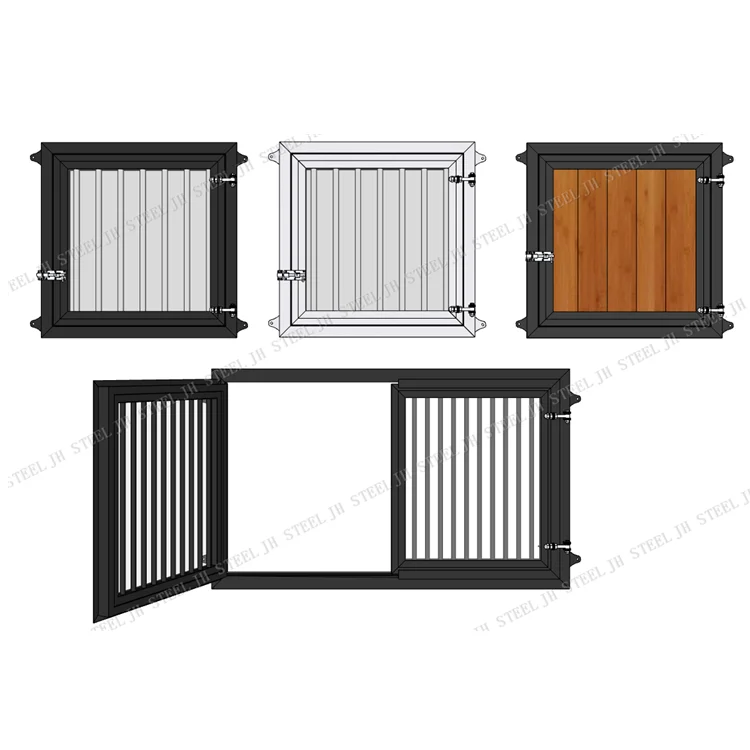 

Outdoor Durable Anti Kick Protection Ventilation Bars Horse Barn Tempered Glass Window